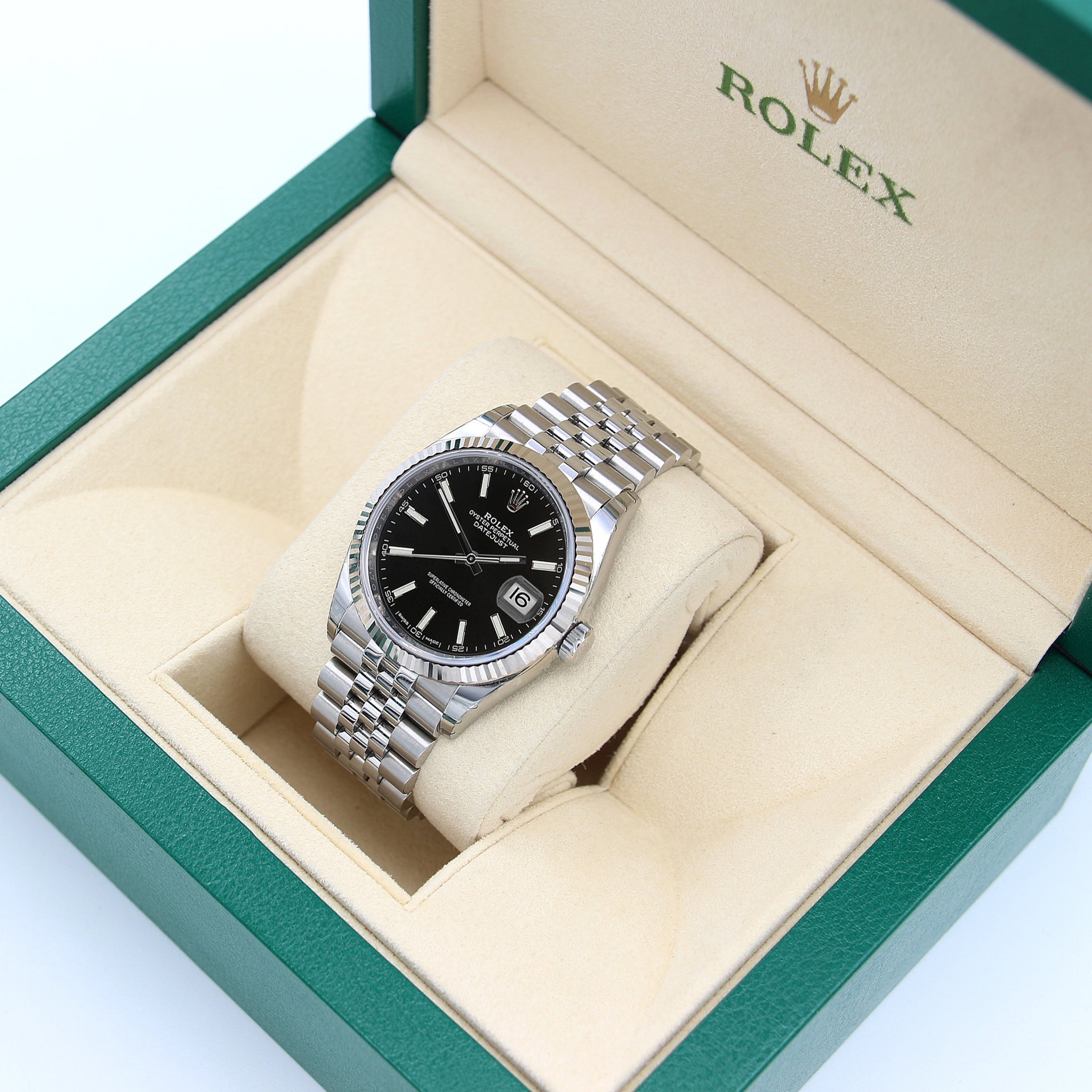 Buy Watch Rolex Datejust ref. 126234 Black Dial Full Set