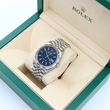 Load image into Gallery viewer, Rolex Datejust ref. 126234 Blue Motif Dial Jubilee bracelet - Full Set

