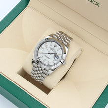 Load image into Gallery viewer, Rolex Datejust ref. 126300 White Dial Jubilee bracelet - Full Set
