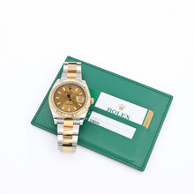 Załaduj obraz do przeglądarki galerii, Rolex Datejust ref. 126333 Champagne Dial Oyster bracelet - Full Set
