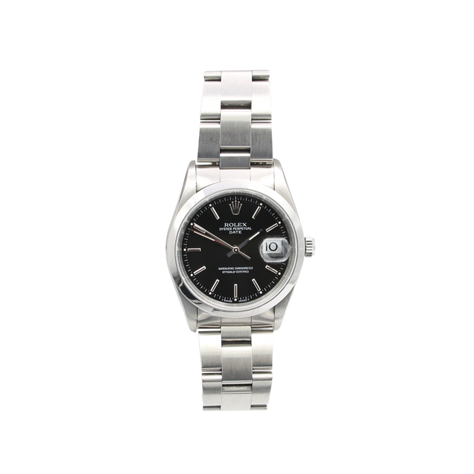 Rolex Date ref. 15200 Black Dial Oyster Bracelet
