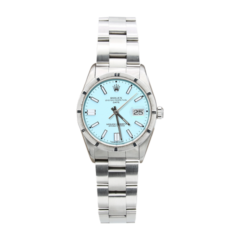 Rolex light blue oyster deals