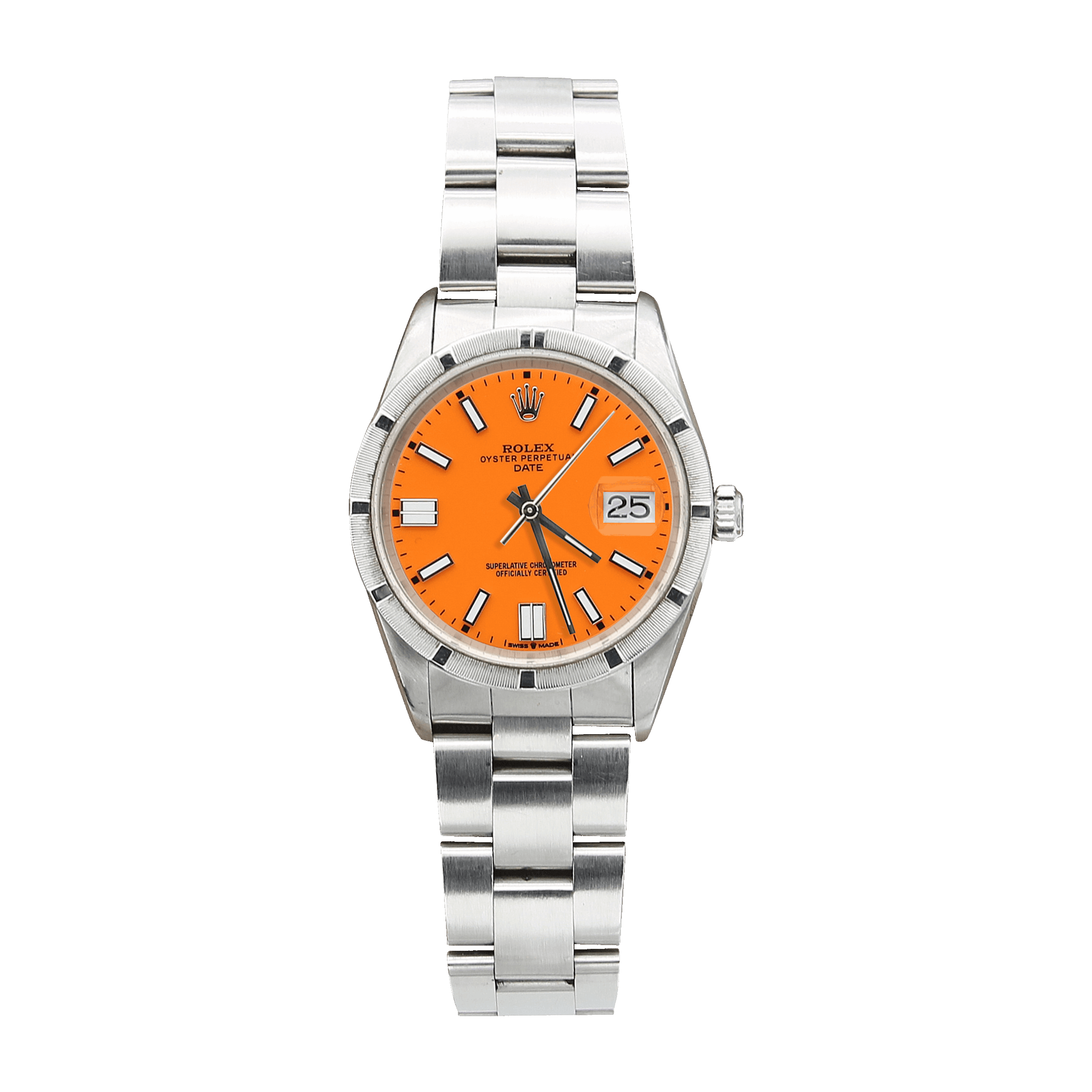 Rolex Date ref. 15210 - Oyster Bracelet - Orange Dial