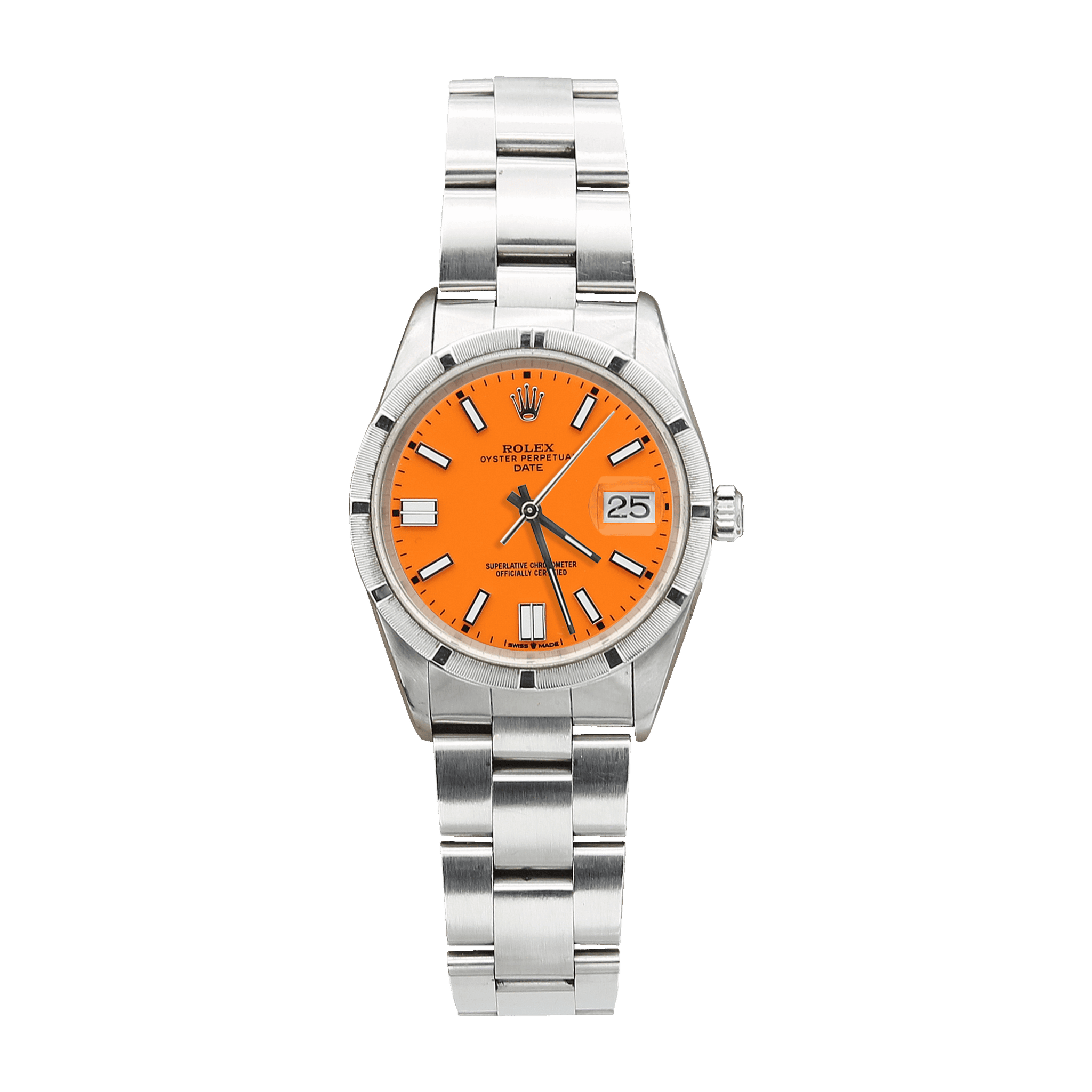 Rolex orange face hotsell