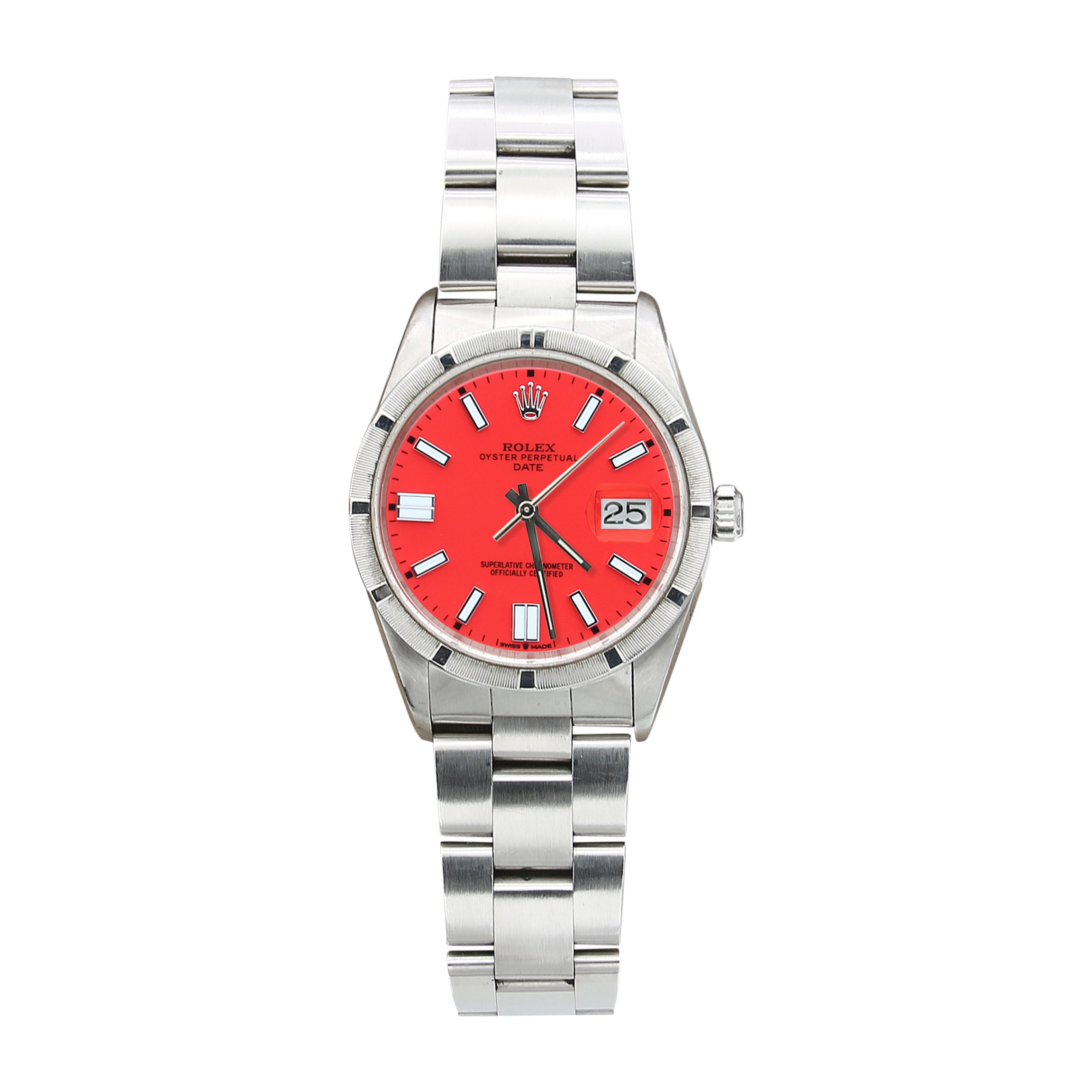 Rolex Date ref. 15210 - Oyster Bracelet - Red Dial