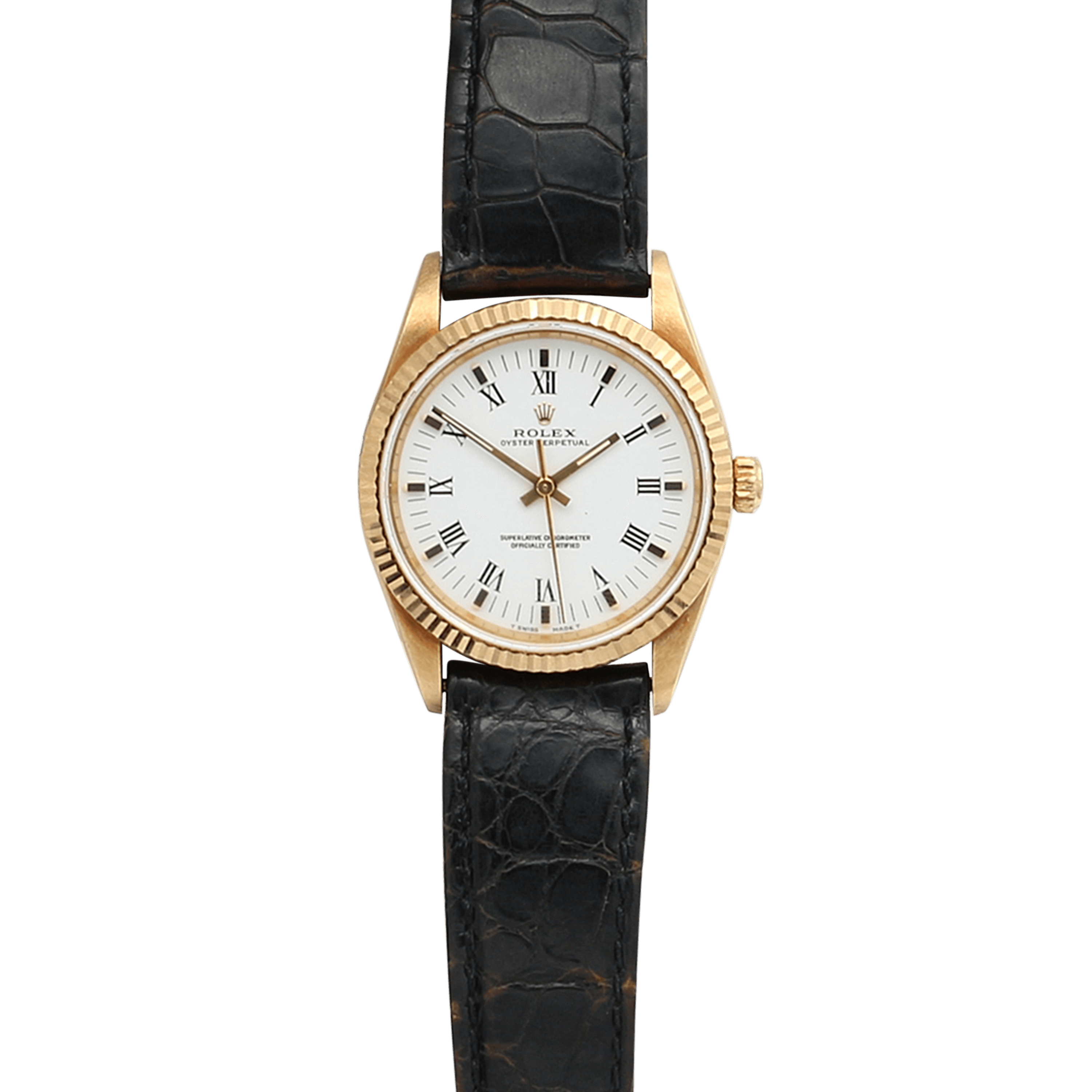 Rolex watch 2025 18k gold