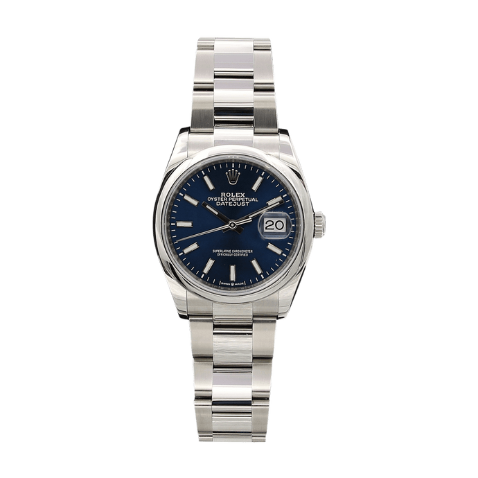 Rolex Datejust ref. 126200 Blue Dial Oyster bracelet - Full Set
