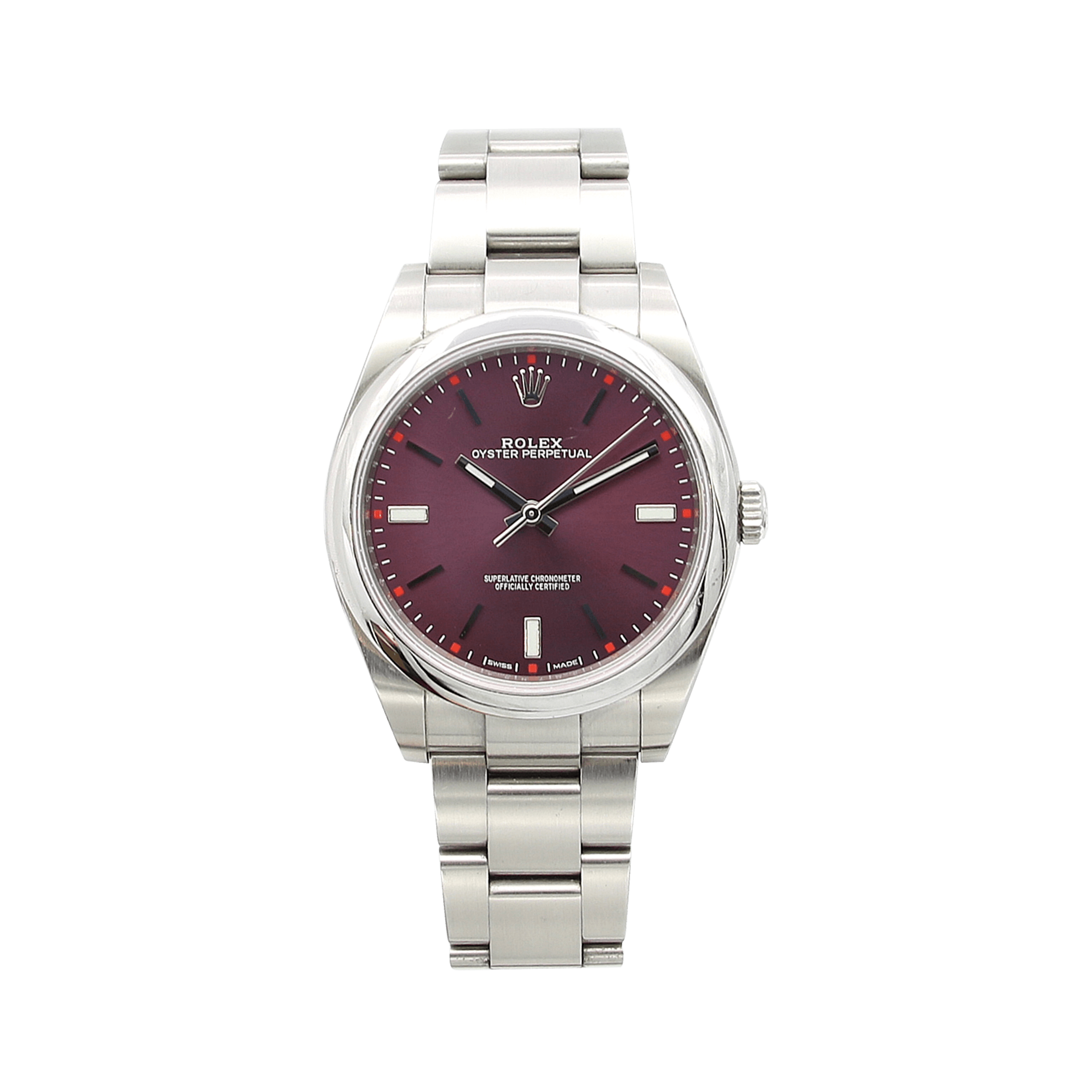 Buy Online Rolex Oyster Perpetual 114300 Grape Violet Dial Full Set Debonar Watches Sp. z o.o