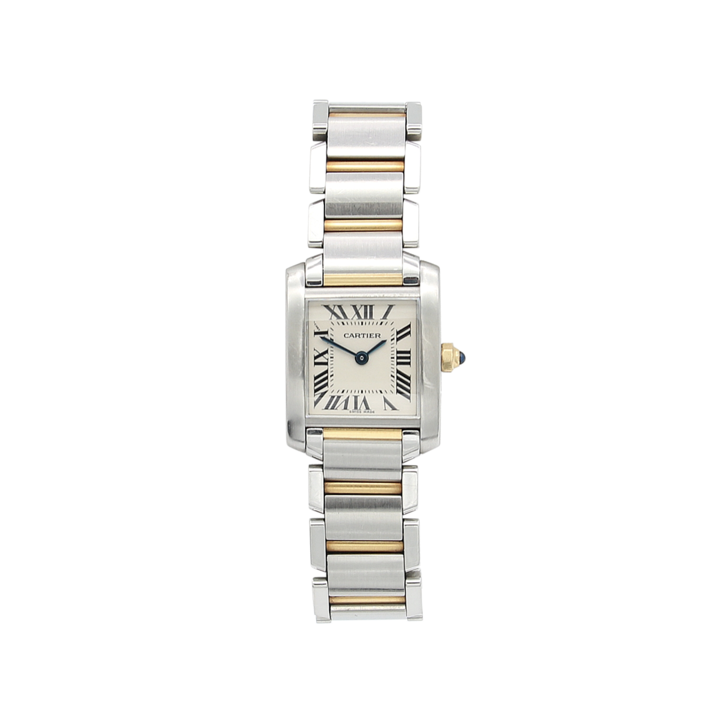 Cartier Tank Française Ref. 2384 in Stahl/Gold