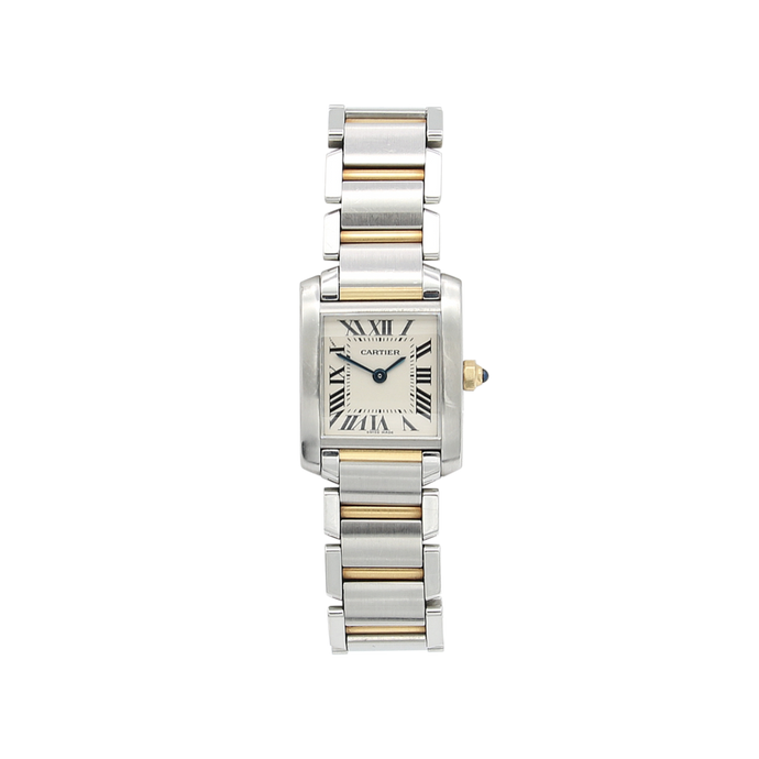 Cartier Tank Française ref 2384 in Steel/Gold