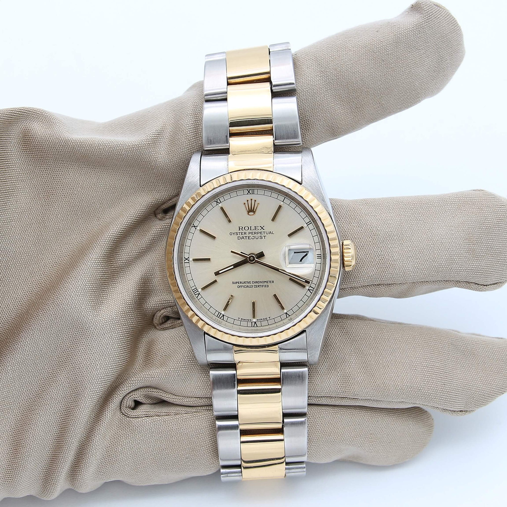 Buy Online Rolex Datejust ref. 16233 Steel & 18K Gold – Debonar