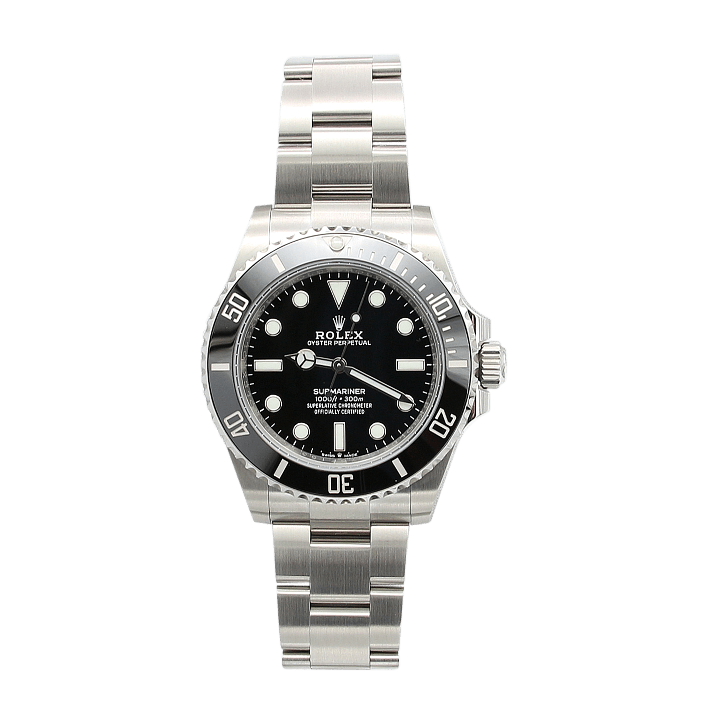 Rolex Submariner No Date 124060 Black Dial Full Set – Debonar