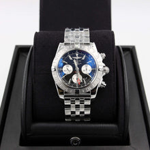 Załaduj obraz do przeglądarki galerii, Breitling Chronomat 44 GMT Chronograph ref. AB042011/BB56 Steel Bracelet
