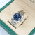 Rolex Datejust ref. 126300 Oyster-Armband mit blauem Zifferblatt – komplettes Set