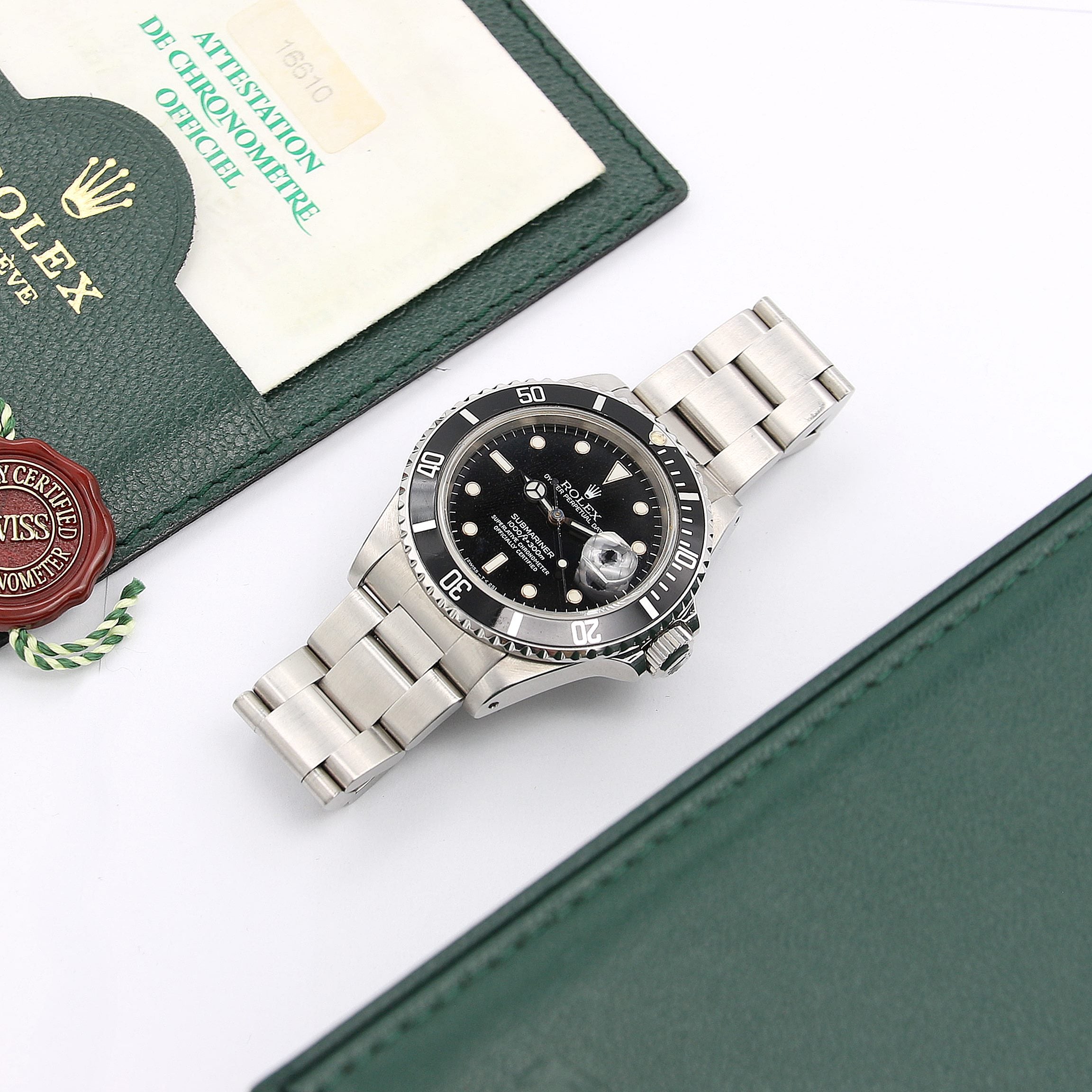 Rolex Oyster Perpetual Submariner Date Stainless Steel 16610