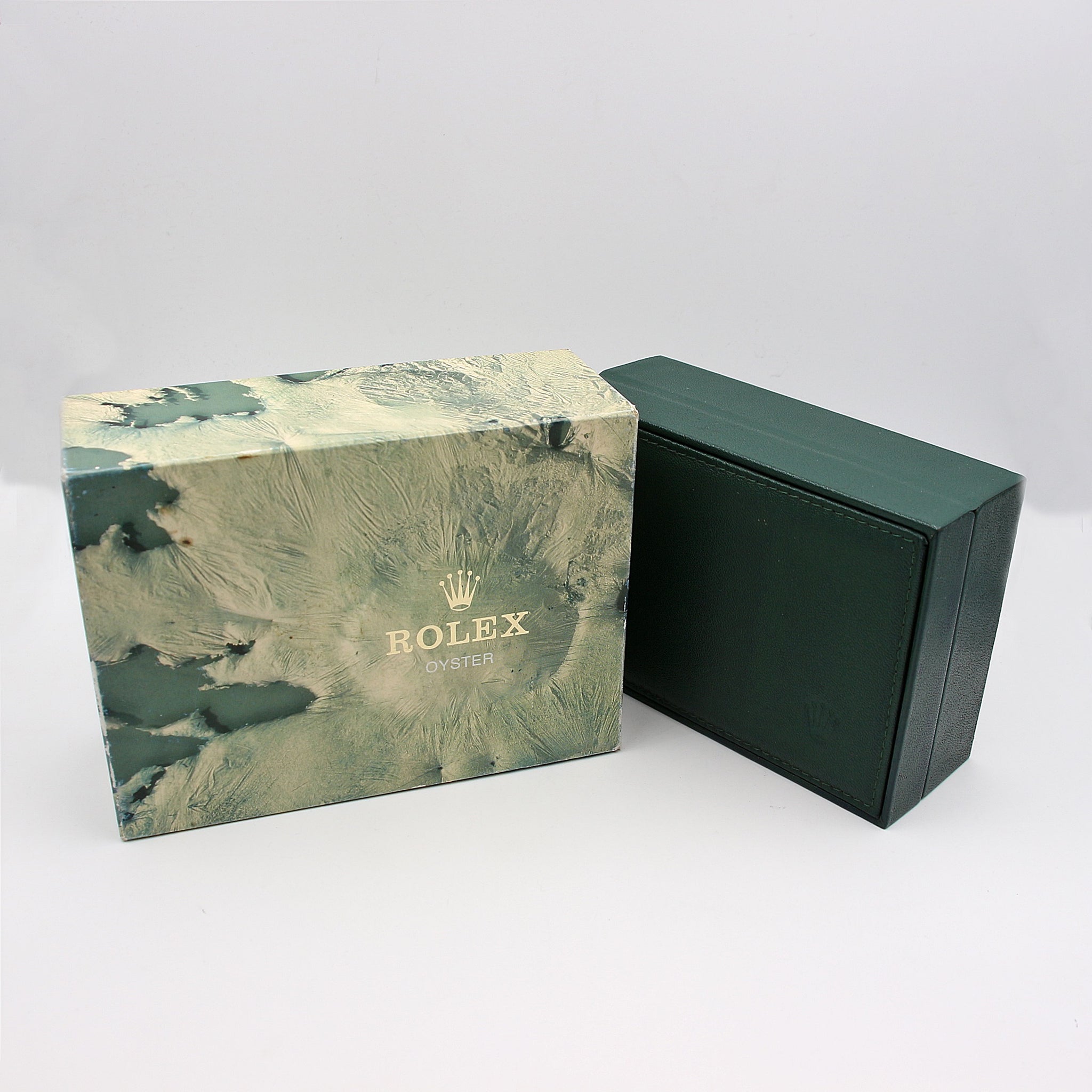 Rolex Watch Box | Vintage Box Men Green with Outerbox Moon 68.00