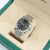 Rolex Datejust ref. 126300 Jubiläumsarmband mit schiefergrauem Zifferblatt – komplettes Set
