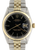 Datejust ref. 1600 Black Dial Steel/Gold Jubilee Bracelet