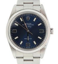 Załaduj obraz do przeglądarki galerii, Rolex Air-King ref. 14000M Arabic Blue Dial Oyster Bracelet
