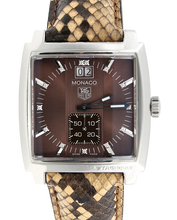 Charger l'image dans la galerie, Tag Heuer Monaco Lady Grande Date ref. WAW1315.FC6217 Tag Heuer lady, Tag Heuer ladies, tag heuer womens watch
