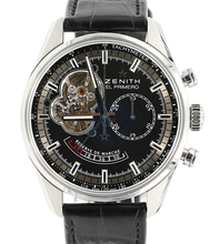 Załaduj obraz do przeglądarki galerii, Zenith El Primero Chronomaster Power Reserve ref. 03.2085.4021/51.C700 Leather Strap
