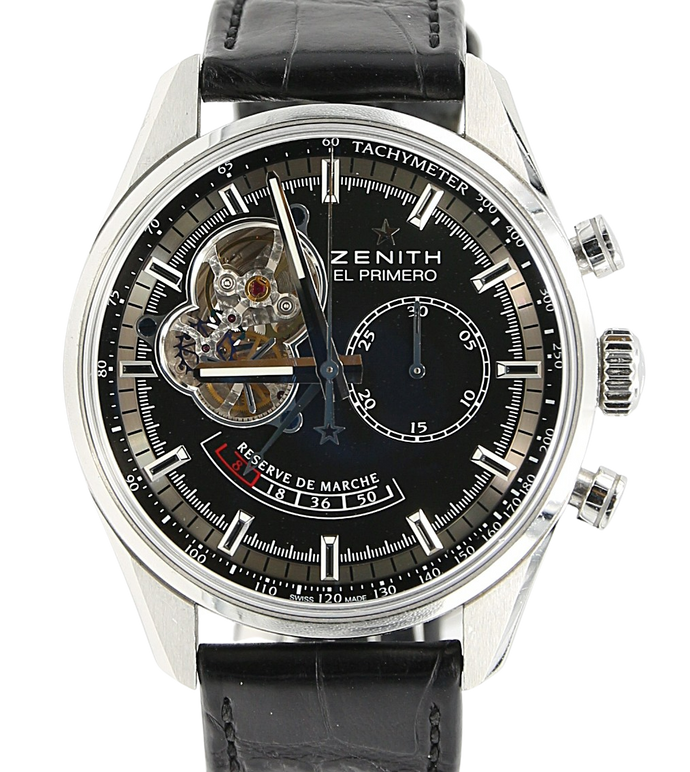 Zenith El Primero Chronomaster Power Reserve ref. 03.2085.4021/51.C700 Leather Strap