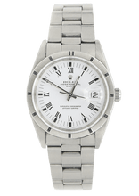 Load image into Gallery viewer, Rolex Date ref. 15210 White Roman Dial Oyster Bracelet - Full Set
