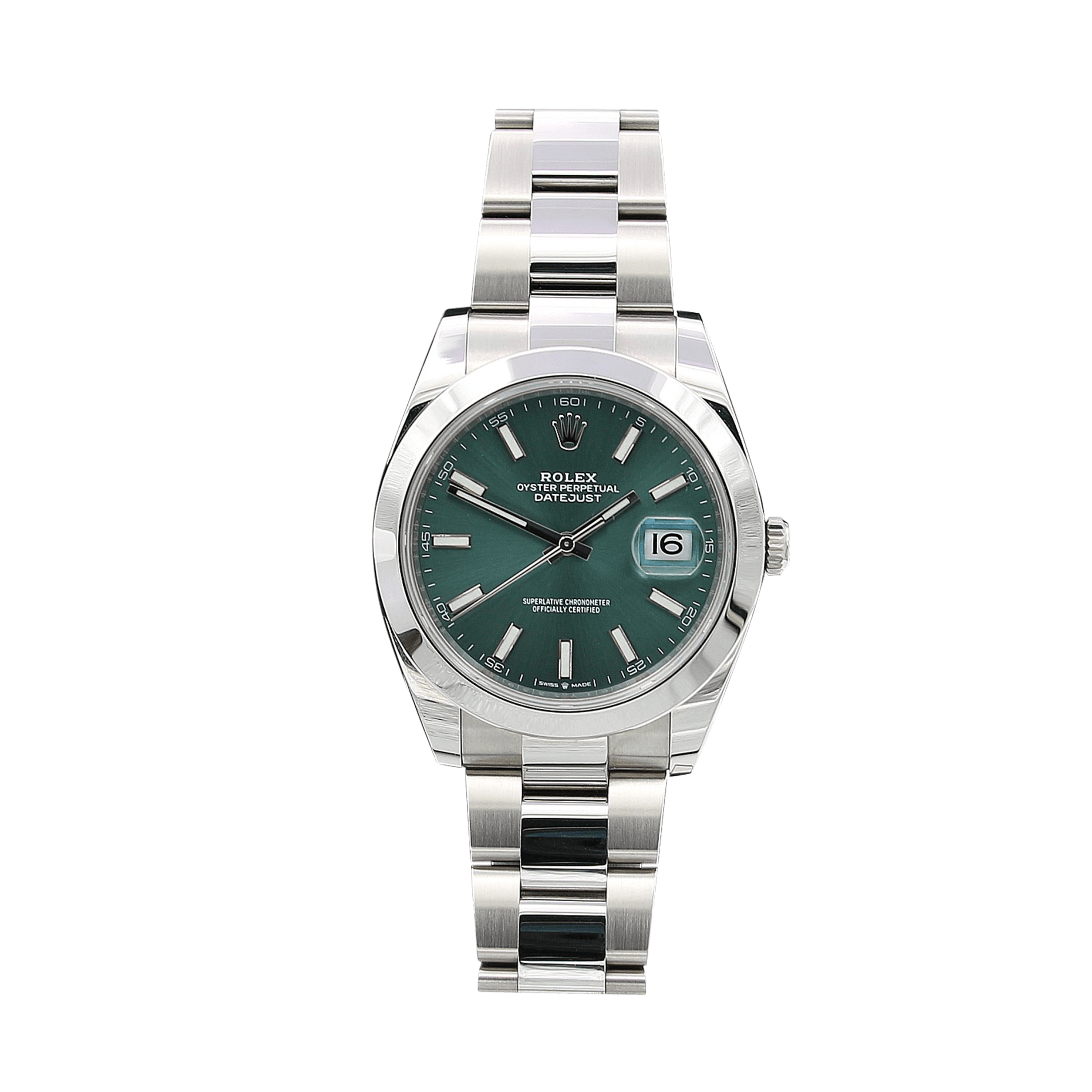 Rolex datejust 41 sales green