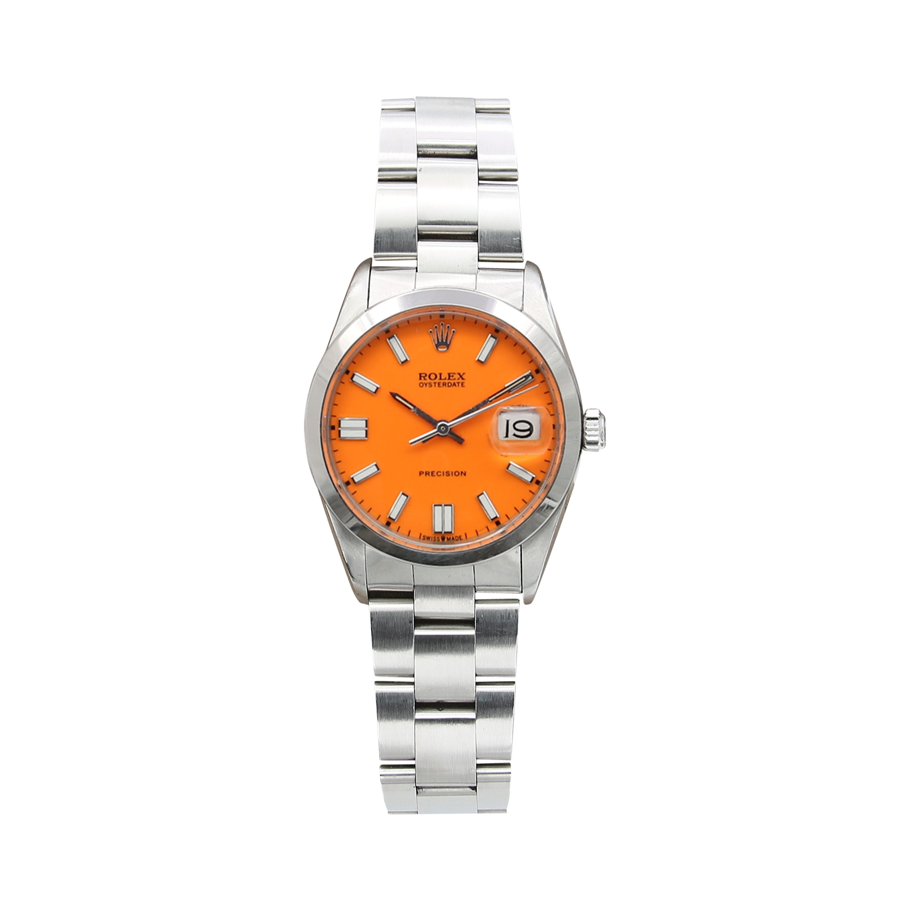 Rolex Precision Date ref. 6694 Orange Dial Oyster Bracelet