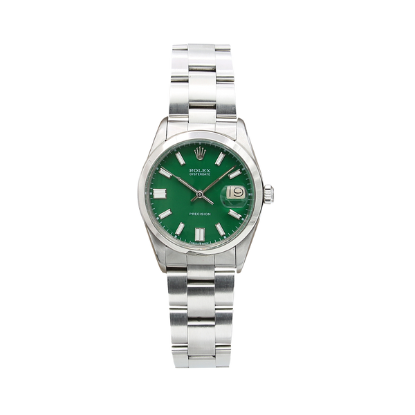 Rolex Precision Date ref. 6694 Green Dial Oyster Bracelet