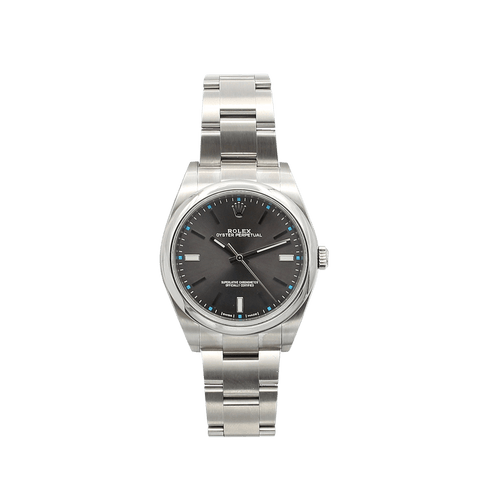 Rolex oyster perpetual black 39 hotsell