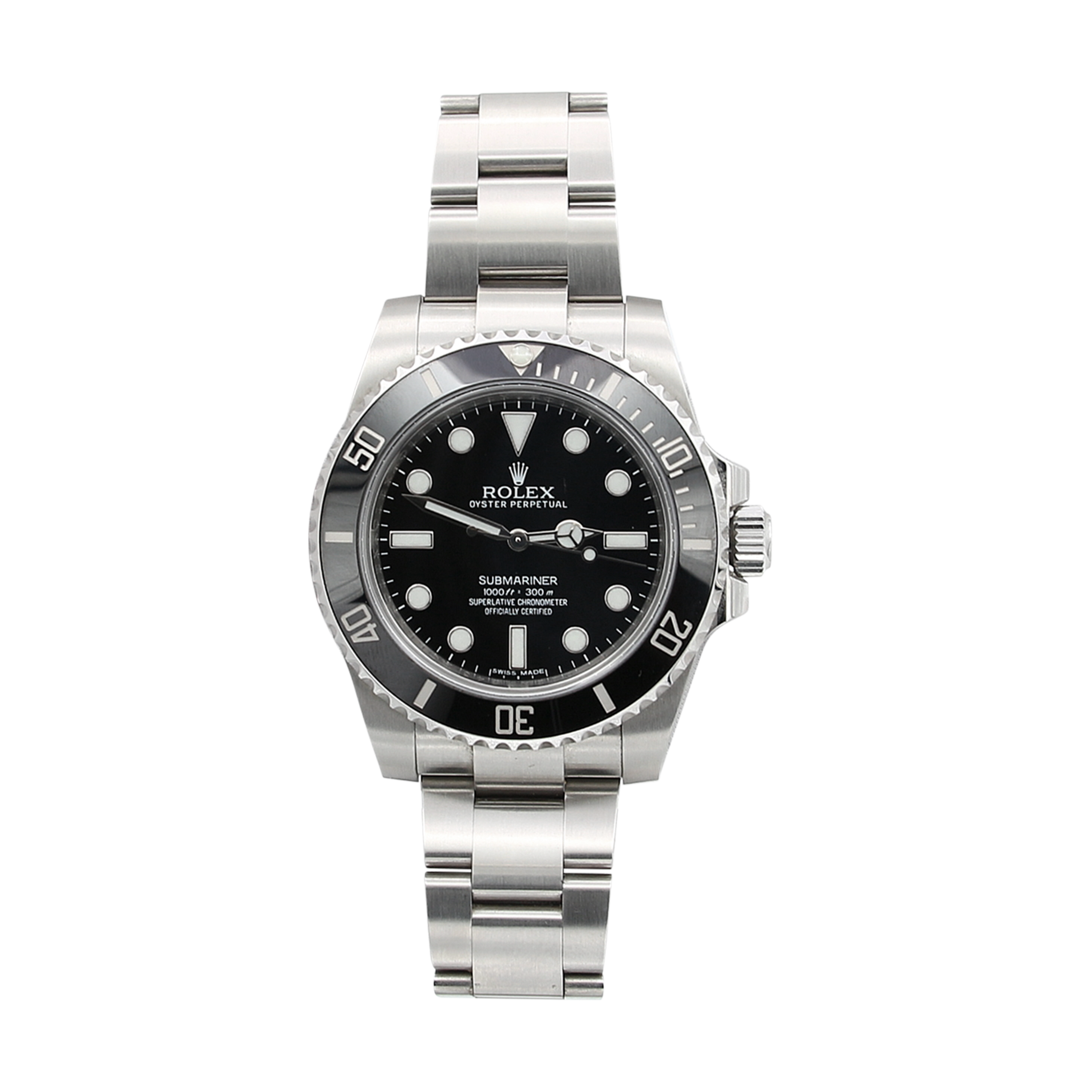 The rolex submariner reference 114060 best sale