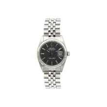 Charger l&#39;image dans la galerie, Rolex Datejust ref. 1601 - White Gold Bezel - Black Dial (V I) - Jubilee bracelet
