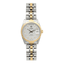 Load image into Gallery viewer, Tudor Prince Date Day 36mm ref. M76213-0008 Steel-Yellow Silver Diamonds Dial
