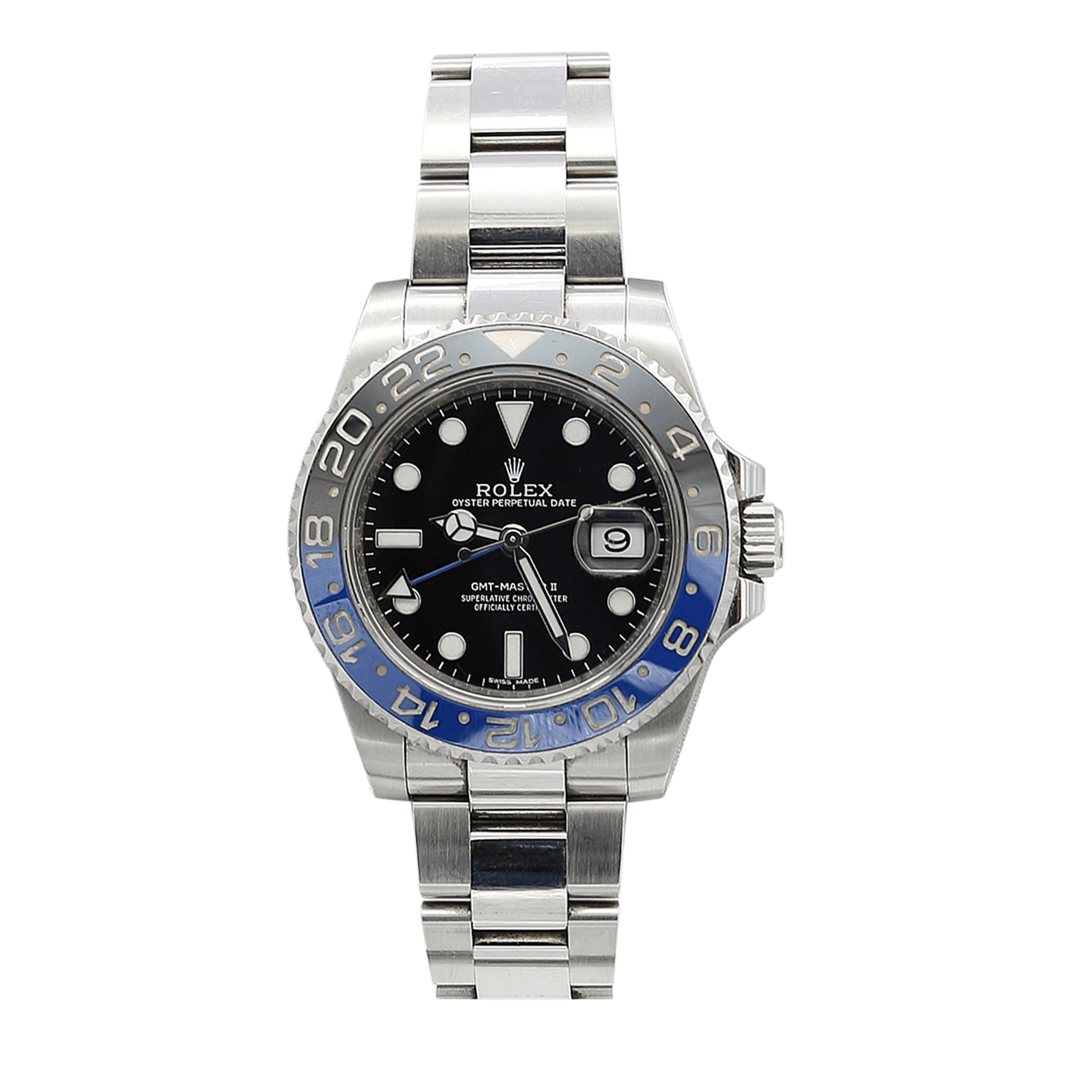 Rolex batman 116710blnr best sale