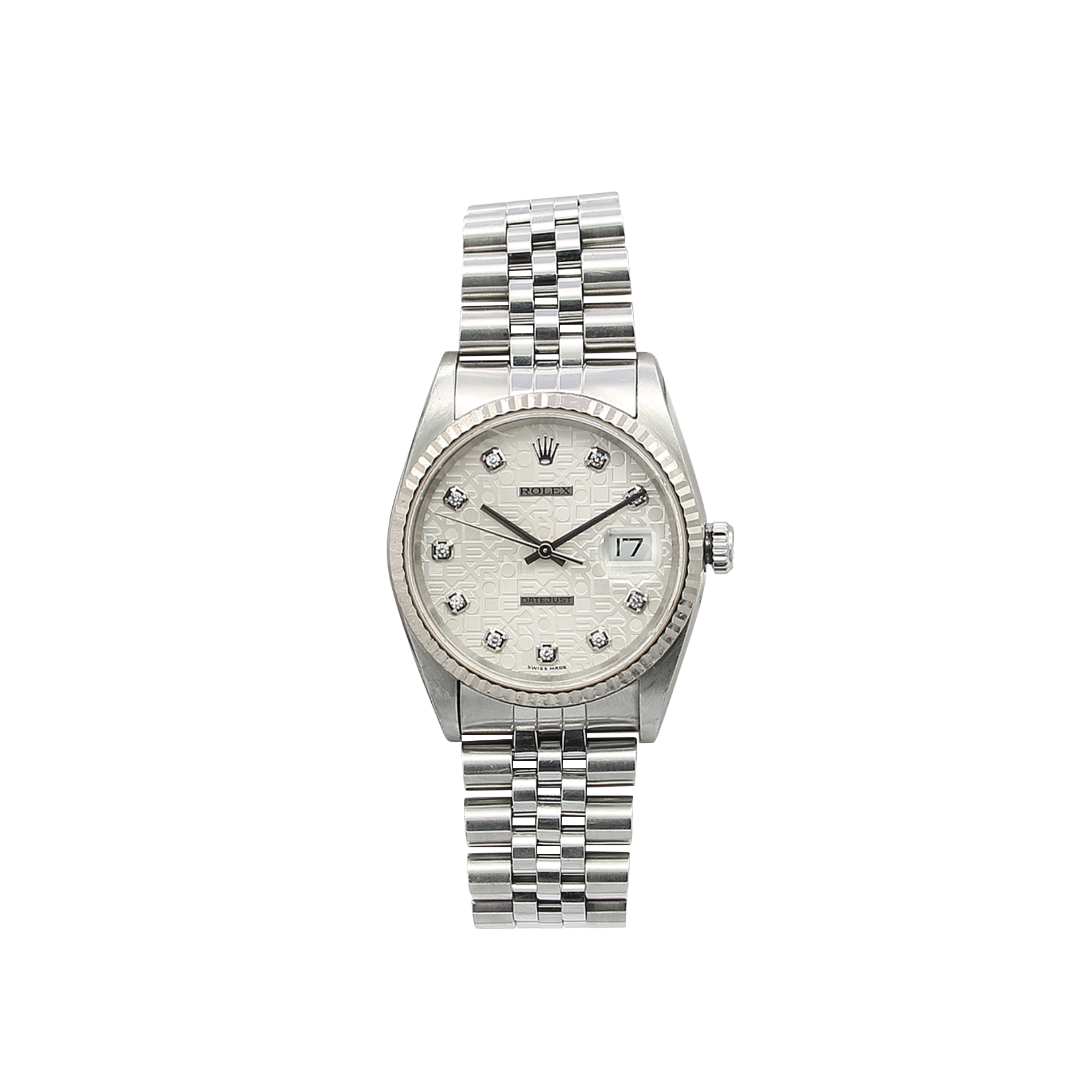Computer Dial Rolex Datejust 36 ref. 16234 Computer Dial with Diamonds – Debonar ...