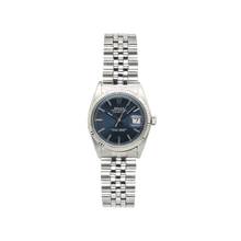 Załaduj obraz do przeglądarki galerii, Rolex Datejust ref. 1601 - White Gold Bezel - Blue Dial (V I) - Jubilee bracelet
