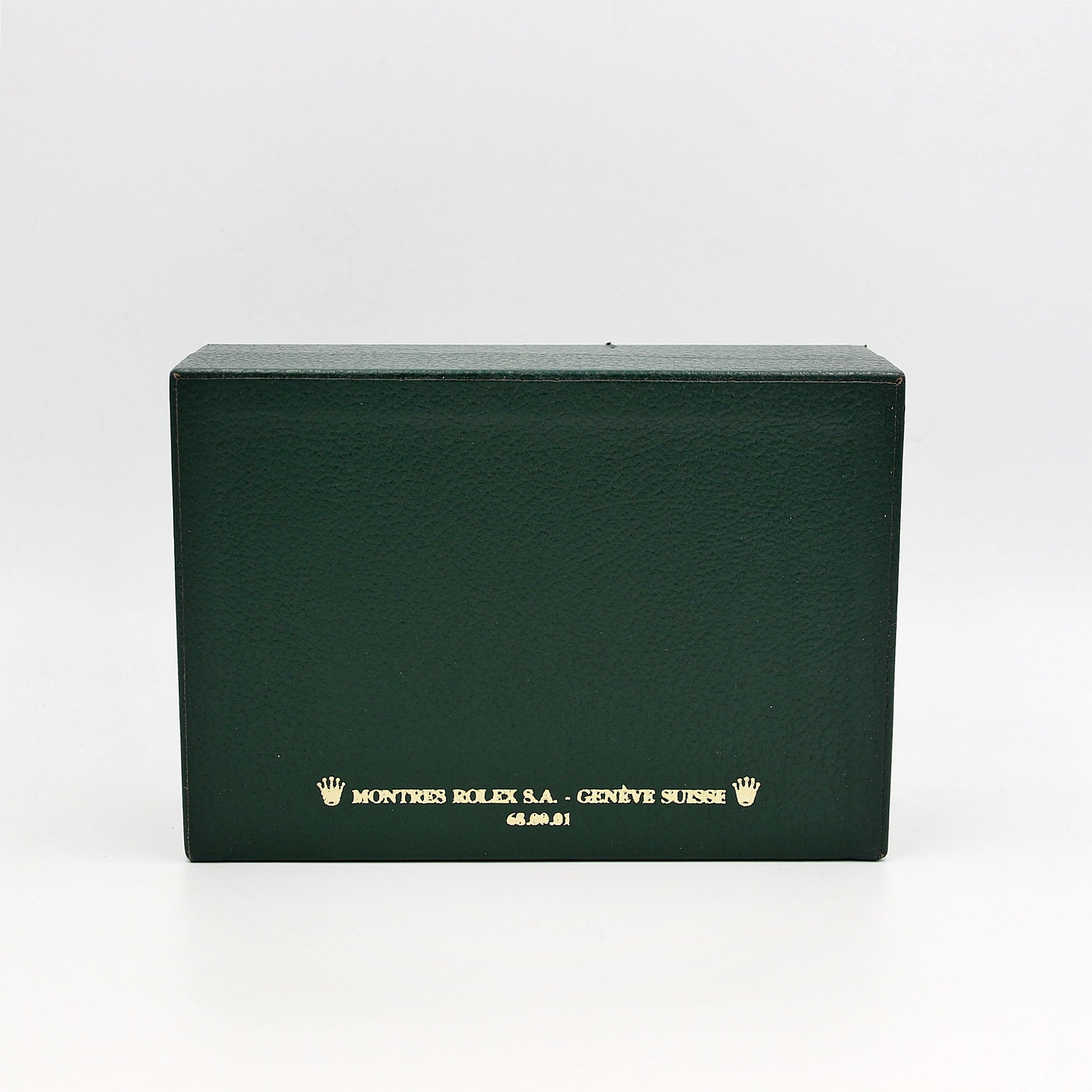Rolex Watch Box | Vintage Box Men Green with dark green stitching