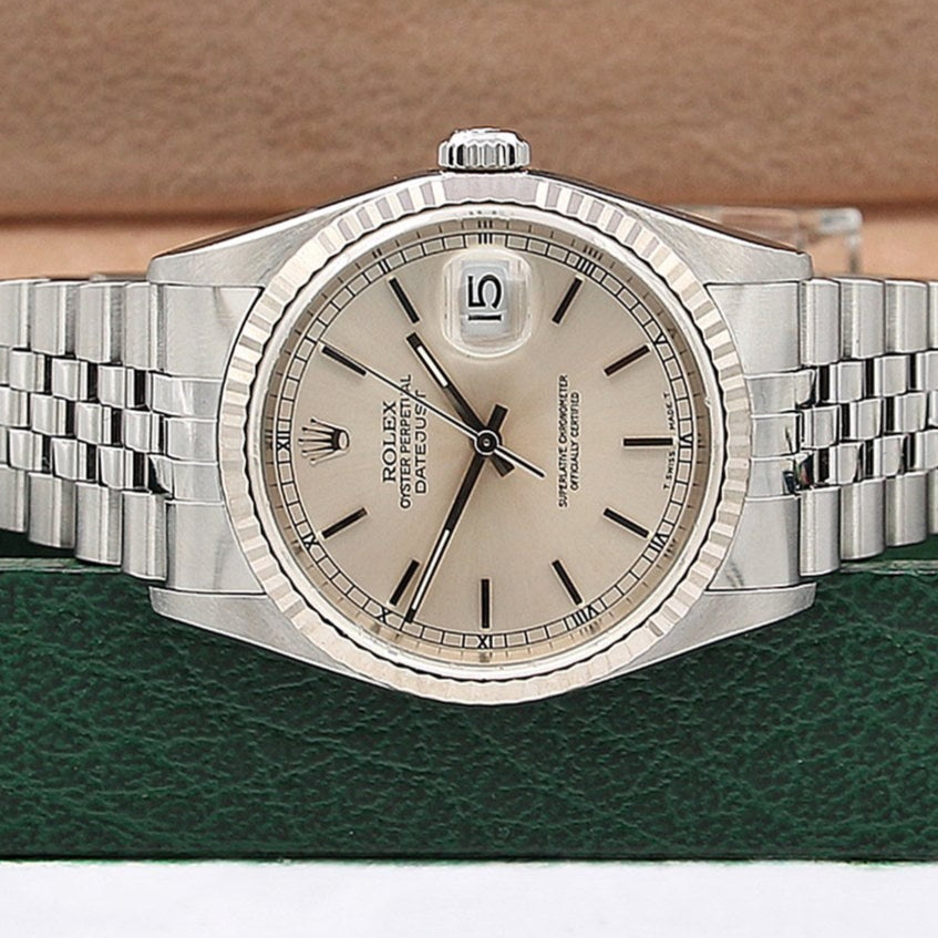 Rolex ref. 16234 Silver Dial (Circle Minutes) – Debonar Watches Sp