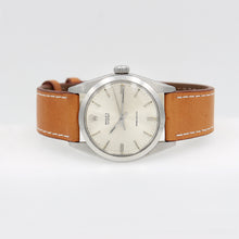 Load image into Gallery viewer, Rolex Oyster Precision ref. 6426 Silver Dial Leather Strap buy rolex men watch
