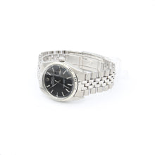 Charger l&#39;image dans la galerie, Rolex Datejust ref. 1601 - White Gold Bezel - Black Dial (V I) - Jubilee bracelet
