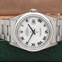 Load image into Gallery viewer, Rolex ref. 16220 White Roman (Big) Dial Oyster Bracelet
