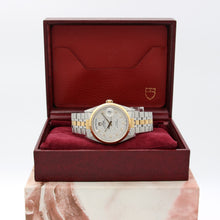 Load image into Gallery viewer, Tudor Prince Date Day 36mm ref. M76213-0008 Steel-Yellow Silver Diamonds Dial
