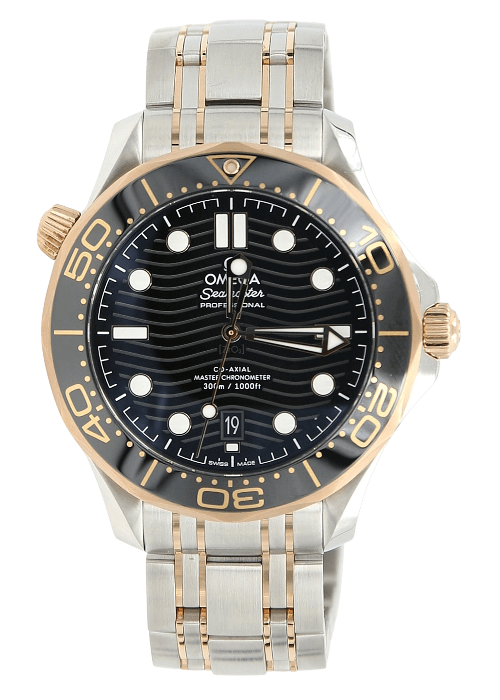 Omega Seamaster Co-axial ref. 210.20.42.20.01.001 Steel/Gold