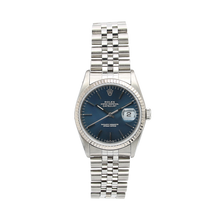 Załaduj obraz do przeglądarki galerii, Rolex Datejust 36 ref. 16234 Blue Soleil Dial
