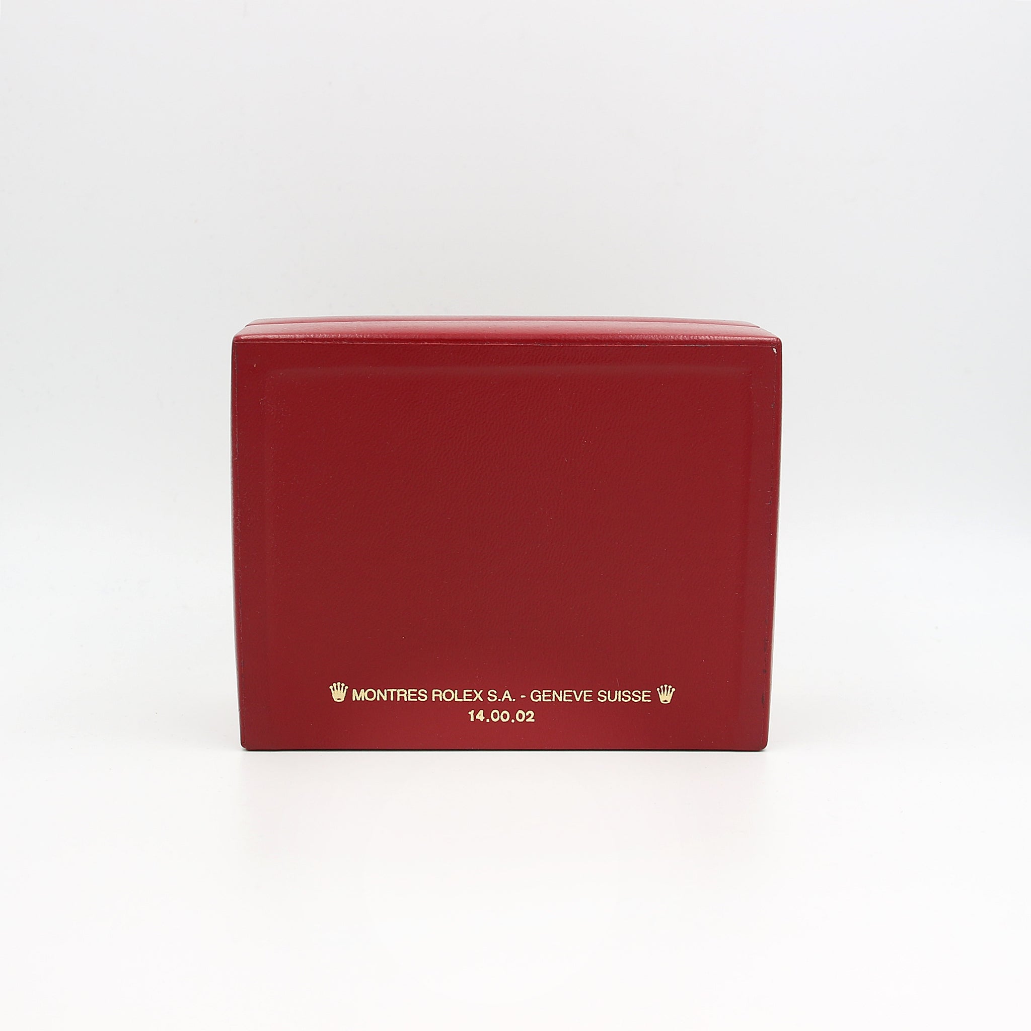 Rolex Watch Box | Vintage Box Lady Red and Gold 14.00.02 – Debonar