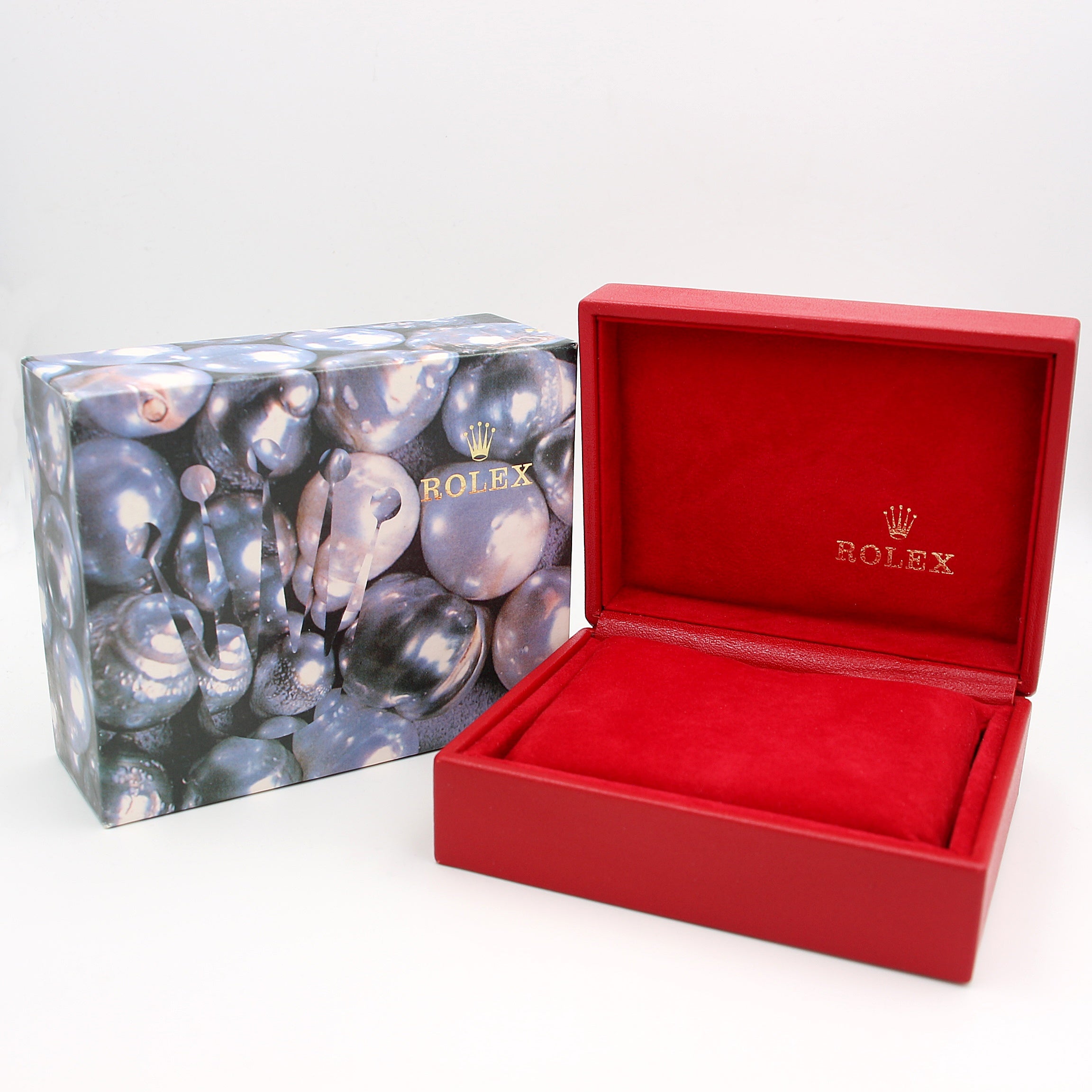 Rolex Watch Box | Vintage Box Lady Red 14.00.08 – Debonar Watches