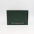 Rolex Watch Box | Vintage Box Men Green with light green stitching 68.00.2