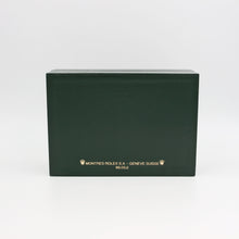 Load image into Gallery viewer, Rolex Watch Box | Vintage Box Men Green with light green stitching 68.00.2
