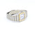 Santos Galbee Gold & Steel ref. 2961 Steel Bracelet